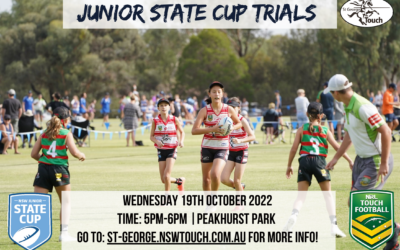 Junior State Cup 2023 Trials